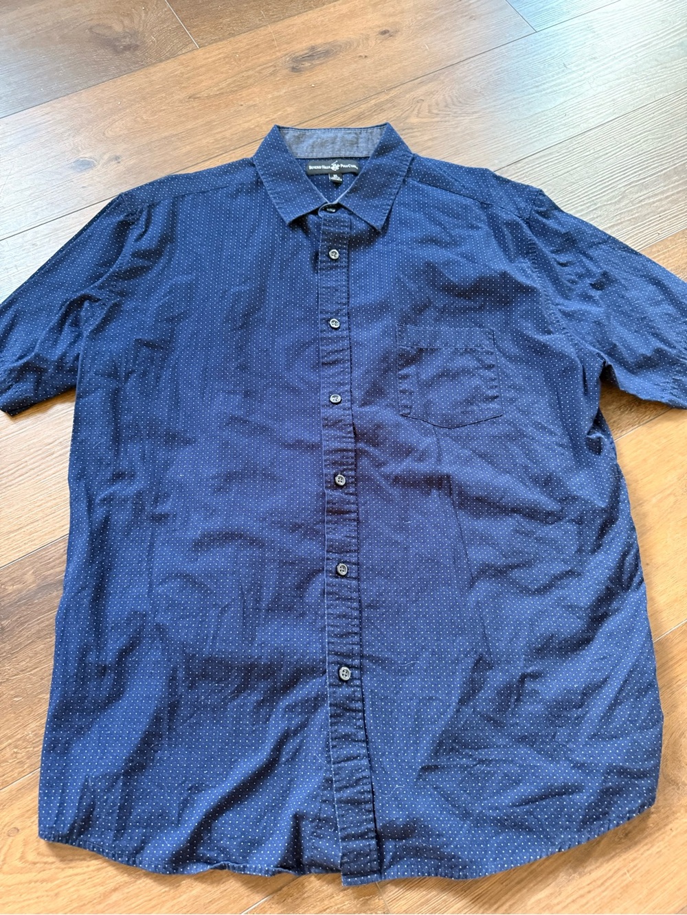 Beverly Hills Polo Club Men’s XL Blue Polka Dot